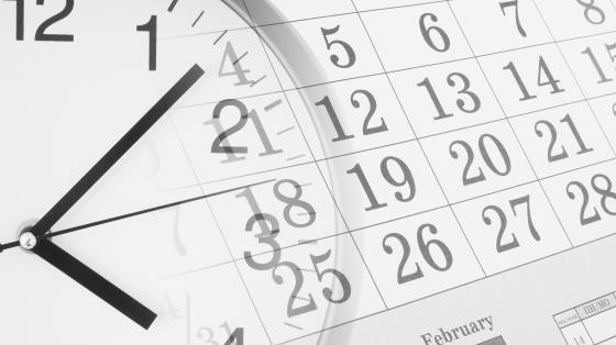 Clock and calendar
